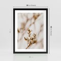 Plakat w ramie 30x40 - Kwiatowa suchość - kwiaty, susz - rama czarna