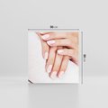 Obraz na płótnie 50x50 - Piękno manicure - manicure, paznokcie
