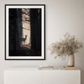 Plakat bez ramy 40x50 - Sarnie Skoki - zdjęcie, klimatyczny las