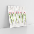 Obraz na płótnie 40x40 - Kwintesencja Piękna - kwiaty, tulipany