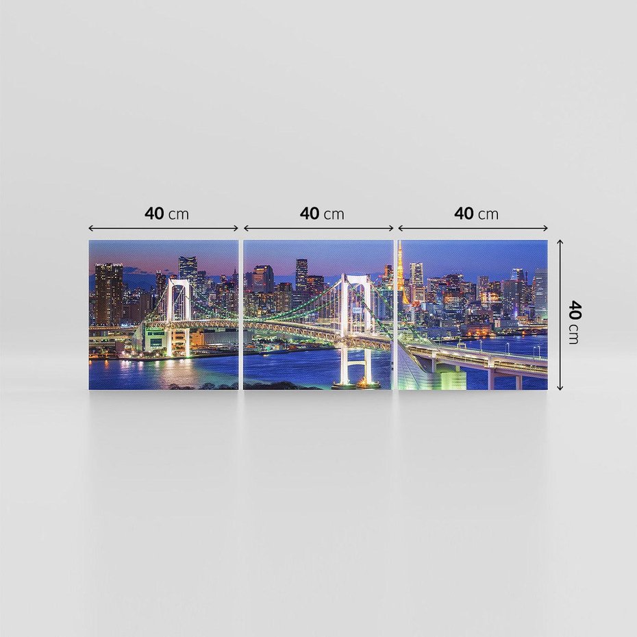 Obraz na płótnie 120x40 - Spotkanie Tradycji i Nowoczesności - Tokio, Japonia