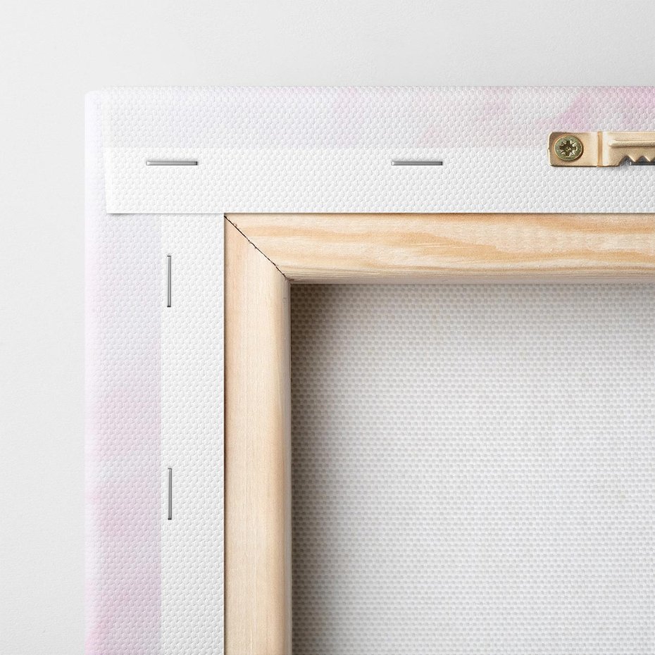 Obraz na płótnie 90x30 - Kwiatowa harmonia - kwiaty