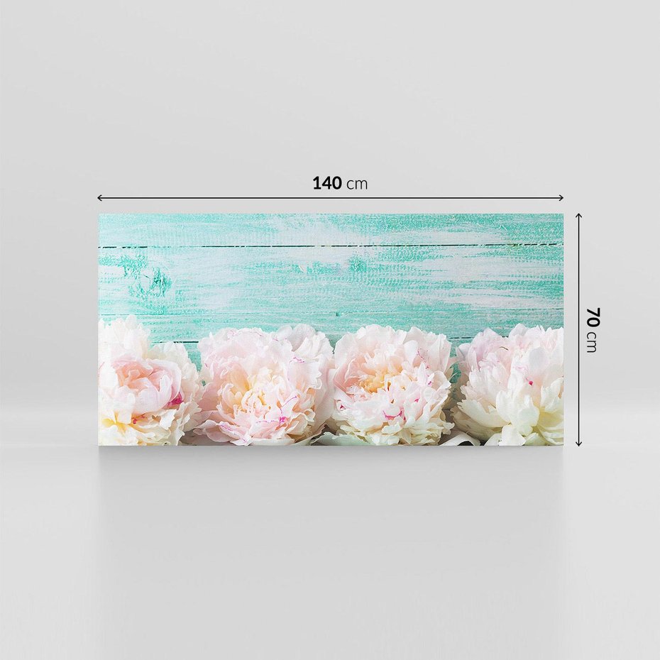 Obraz na płótnie 140x70 - urok i piękno - kwiaty, kwiat