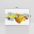 Obraz na płótnie 120x80 - Owoce w tropikalnym klimacie - owoce, woda