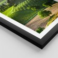Plakat w ramie 30x40 - Prowansja: malownicze winnice w kraju Włoch - Prowansja, Włochy - rama czarna