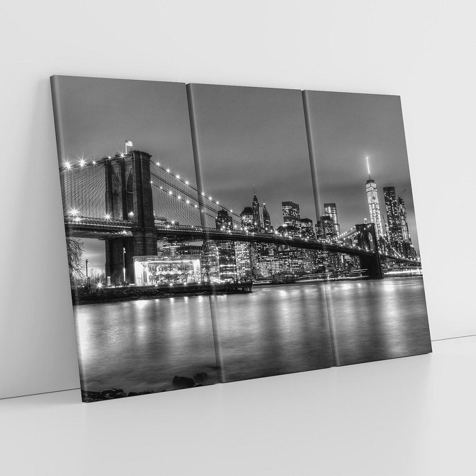 Obraz na płótnie 120x80 - Symbole Nowego Jorku - most, Nowy Jork