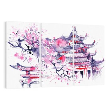 Obraz na płótnie 120x80 - Japońska Serenada: Obraz Azji w Twoim Domu - Japonia, obraz