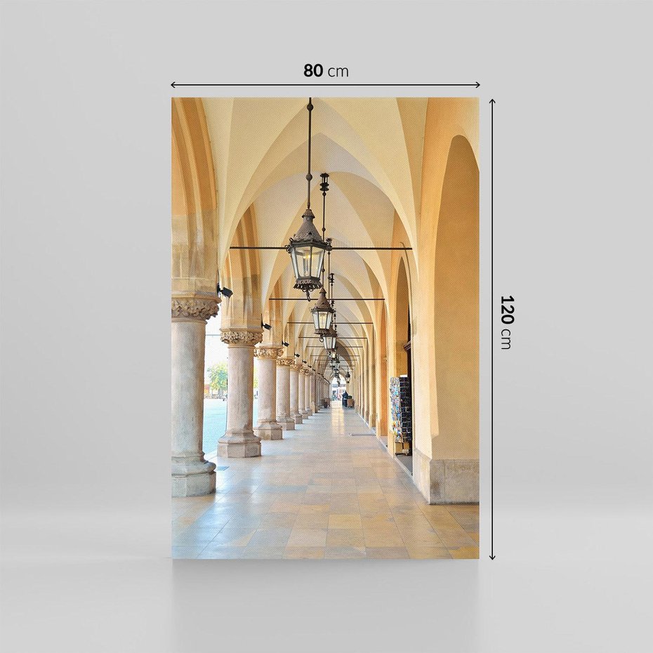 Obraz na płótnie 80x120 - Uliczka w perspektywie czasu - uliczka, perspektywa