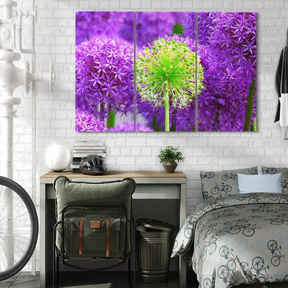 Obraz na płótnie 120x80 - Kwiatowy Raj - kwiat, kwiaty