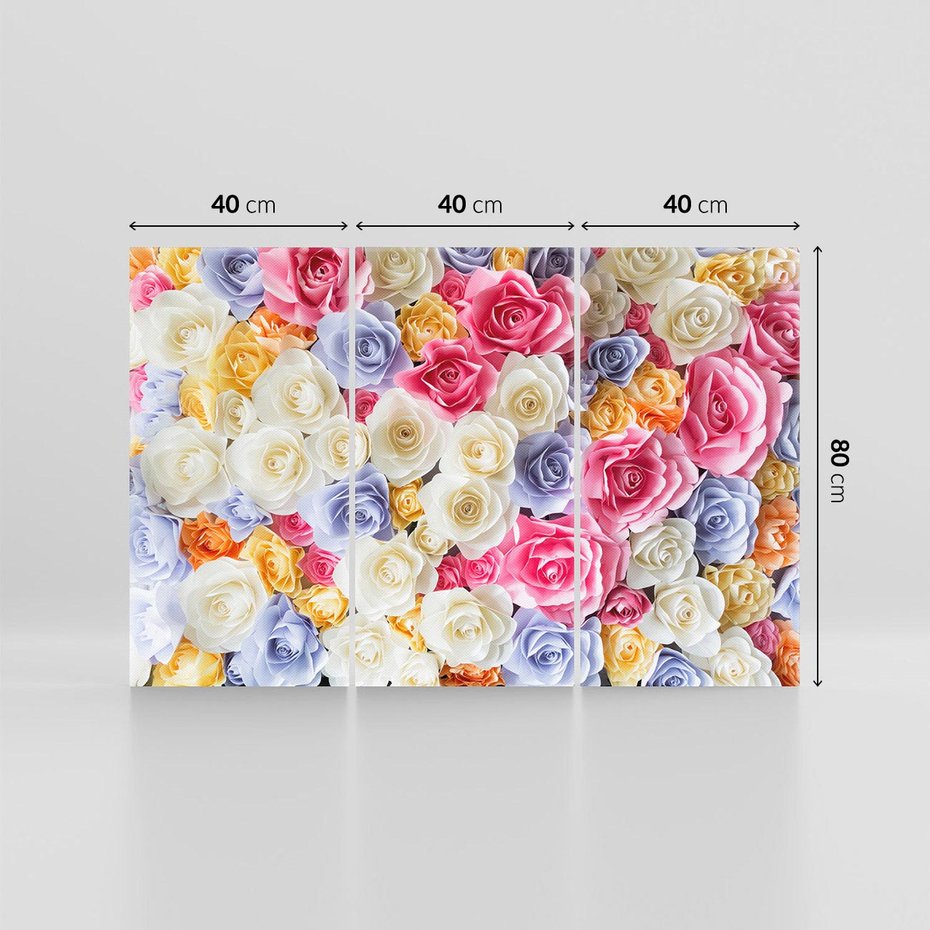 Obraz na płótnie 120x80 - Elegancja w kwiatach - kwiaty, róże