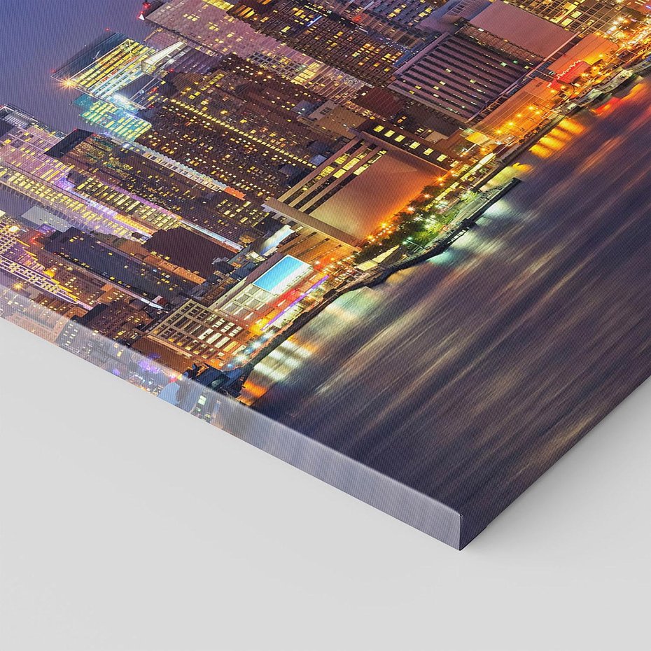 Obraz na płótnie 120x80 - Dusza Ameryki: miasto nieprzespanych nocy - Ameryka, USA