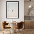 Plakat bez ramy 21x30 - W Powietrzu: Samolot na Niebie - samolot w przestworzach, samolot na niebie