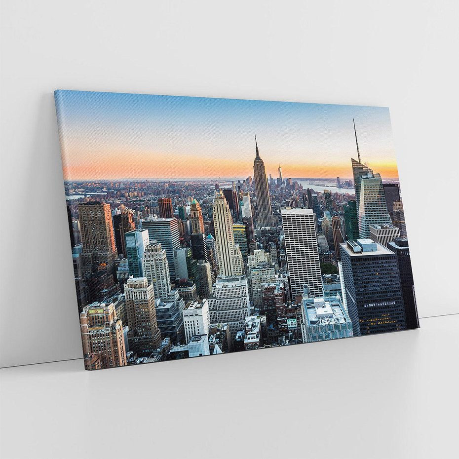 Obraz na płótnie 120x80 - Pulsujący Nowy Jork - New York, miasto