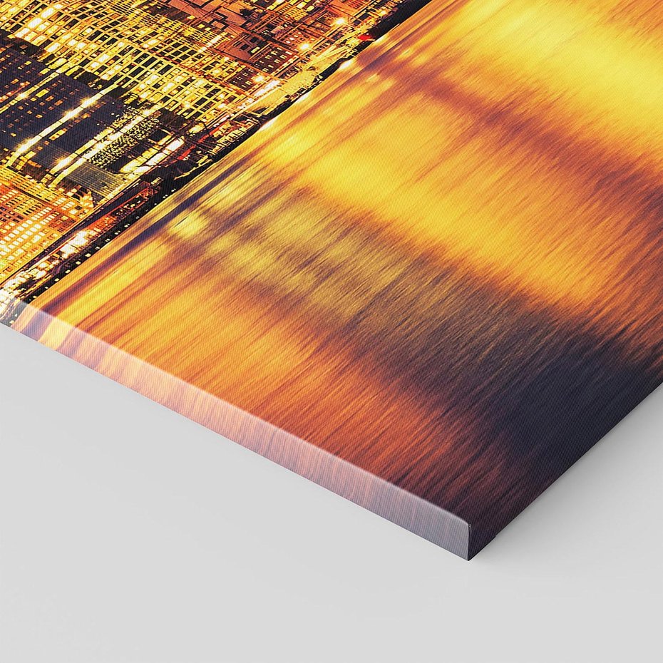 Obraz na płótnie 70x100 - Zachód słońca w Nowym Jorku - Nowy Jork, zachód