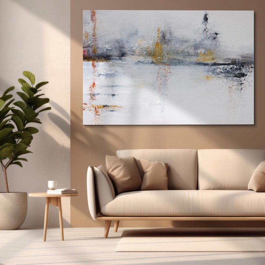 Obraz na płótnie 120x80 - Kontrastujące Chaosy - abstrakcja, kontrast