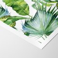 Plakat bez ramy 21x30 - Oaza Natury - liście, tropikalne