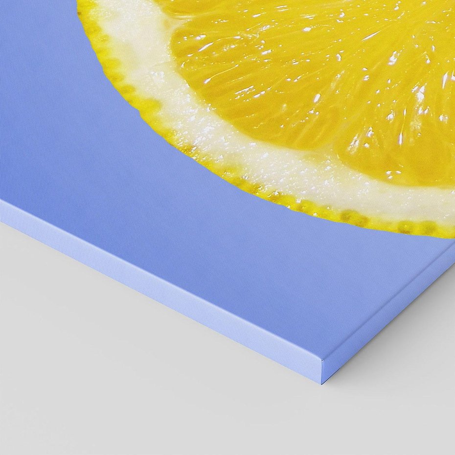 Obraz na płótnie 80x80 - Cytryna Żywa Energia - cytryna, owoce