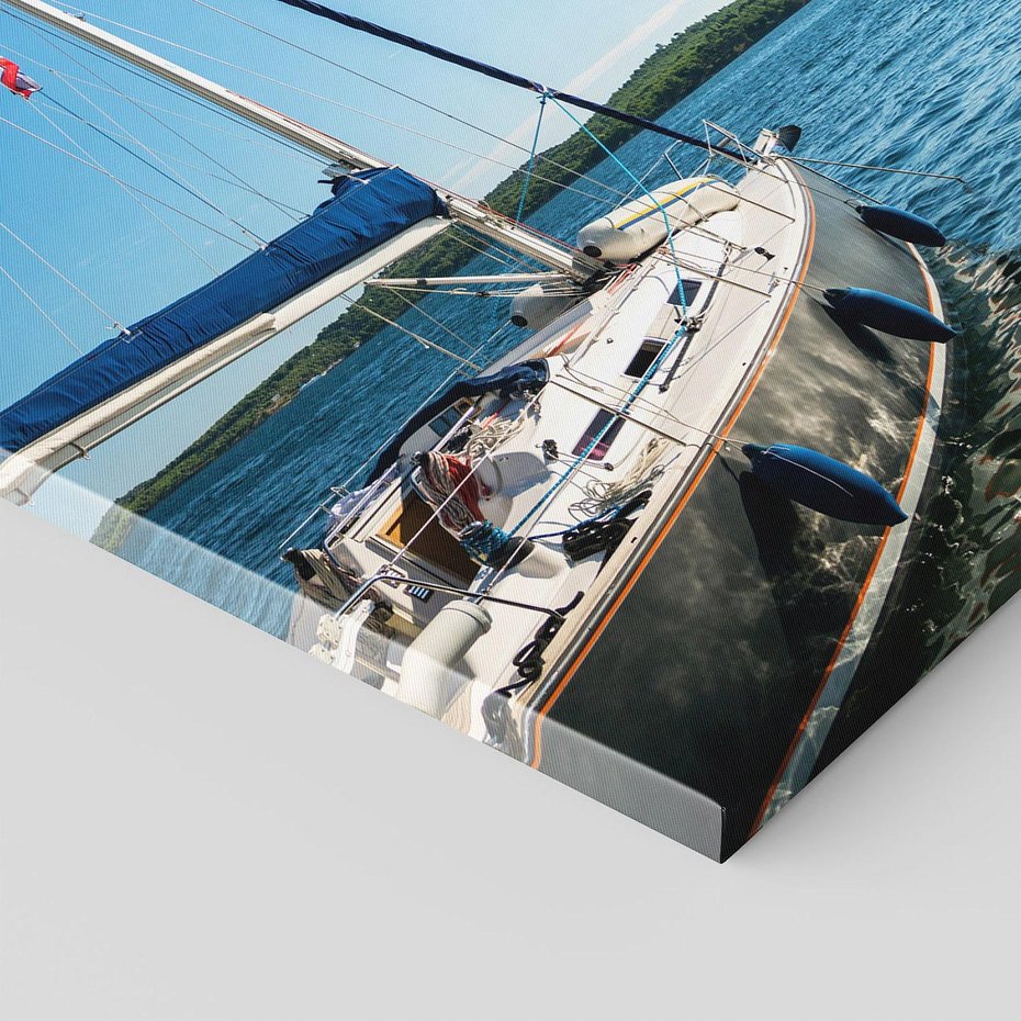 Obraz na płótnie 50x70 - Wolność na Horyzoncie - żaglowiec, morze