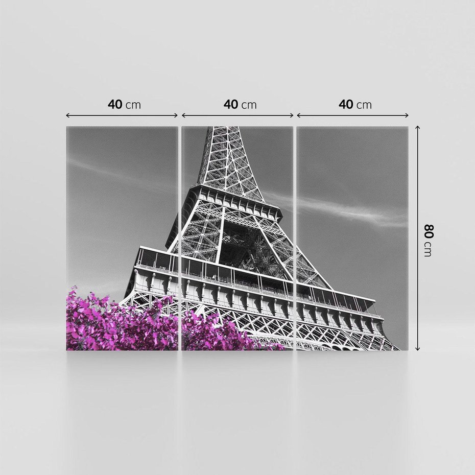 Obraz na płótnie 120x80 - Urok Eiffla w Paryżu - Eiffla, Paryż