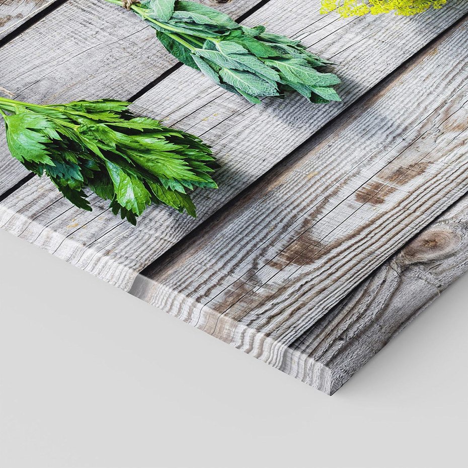 Obraz na płótnie 120x80 - Zielenina: Harmonia natury - zielenina