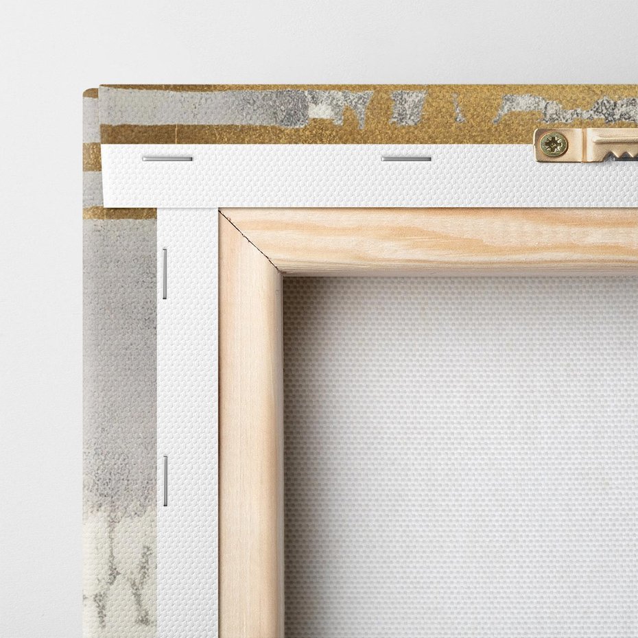 Obraz na płótnie 70x70 - Malowane impresje zmysłów - abstrakcyjne plamy, linie