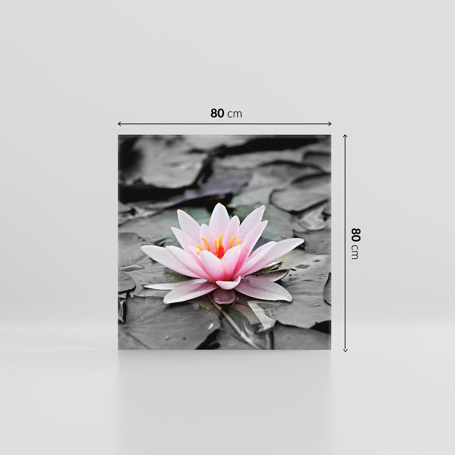 Obraz na płótnie 80x80 - Liliowy kwiat - lilia, kwiat