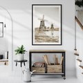 Plakat bez ramy 30x40 - Wiejskie Młyny: Rustykalna Fotografia - młyny, rustykalna fotografia