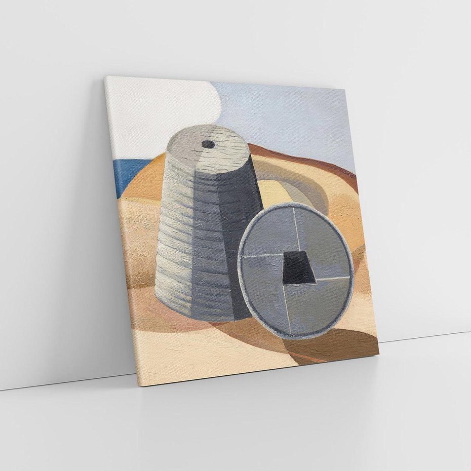 Obraz na płótnie 50x50 - Mineral Objects (1935), Paul Nash - Reprodukcja - reprodukcja, obraz na płótnie