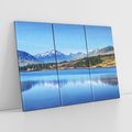 Obraz na płótnie 120x80 - Siła i Spokój Przyrody - góry, jezioro