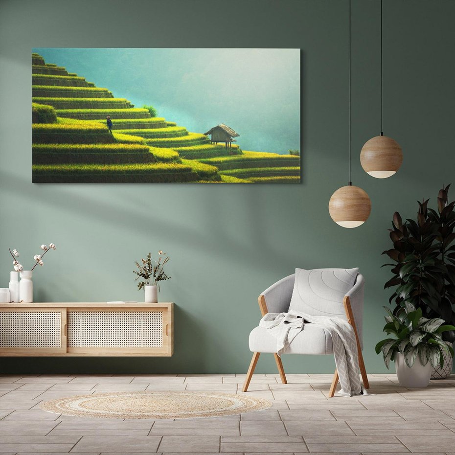 Obraz na płótnie 100x50 - Góry Azji: Siła i Urok Natury - Azja, góry