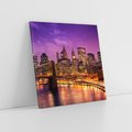 Obraz na płótnie 60x60 - Nowy Jork: miasto nieprzespanych nocy - New York, USA