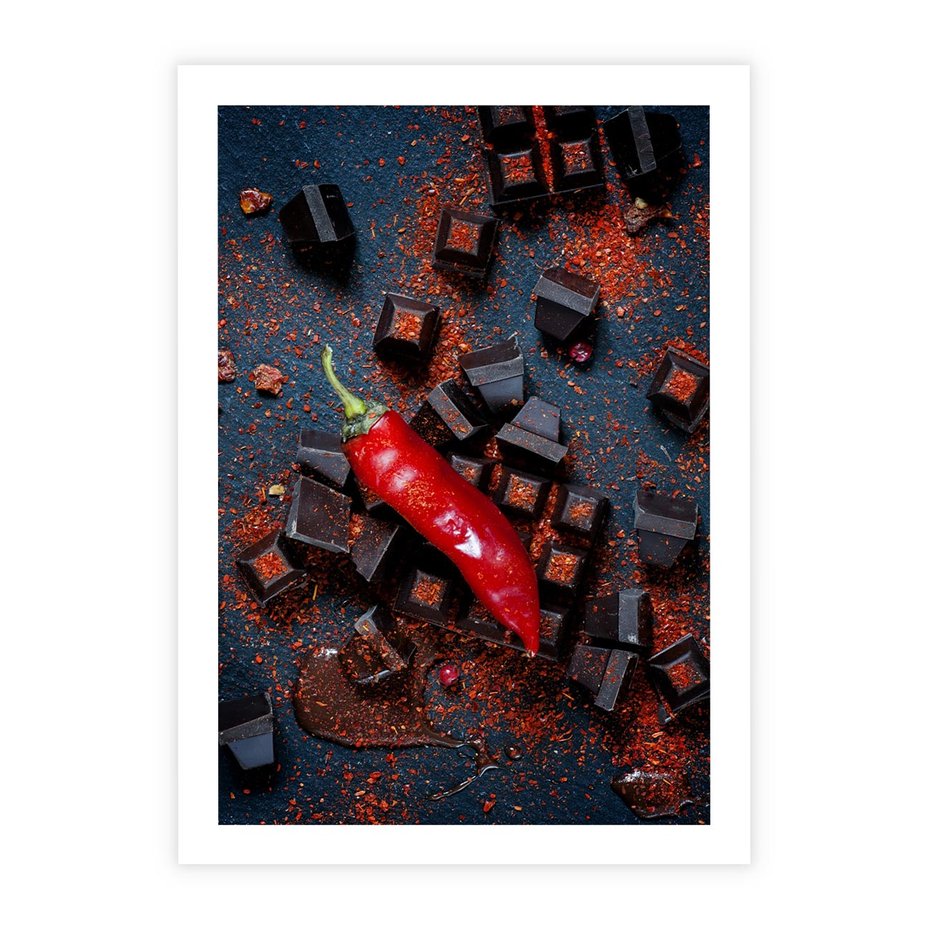 Plakat bez ramy 21x30 - Papryka w Restauracji - restauracja, papryka