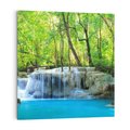 Obraz na płótnie 40x40 - Tajemniczy wodospad w tajskim lesie - Tajlandia, wodospad