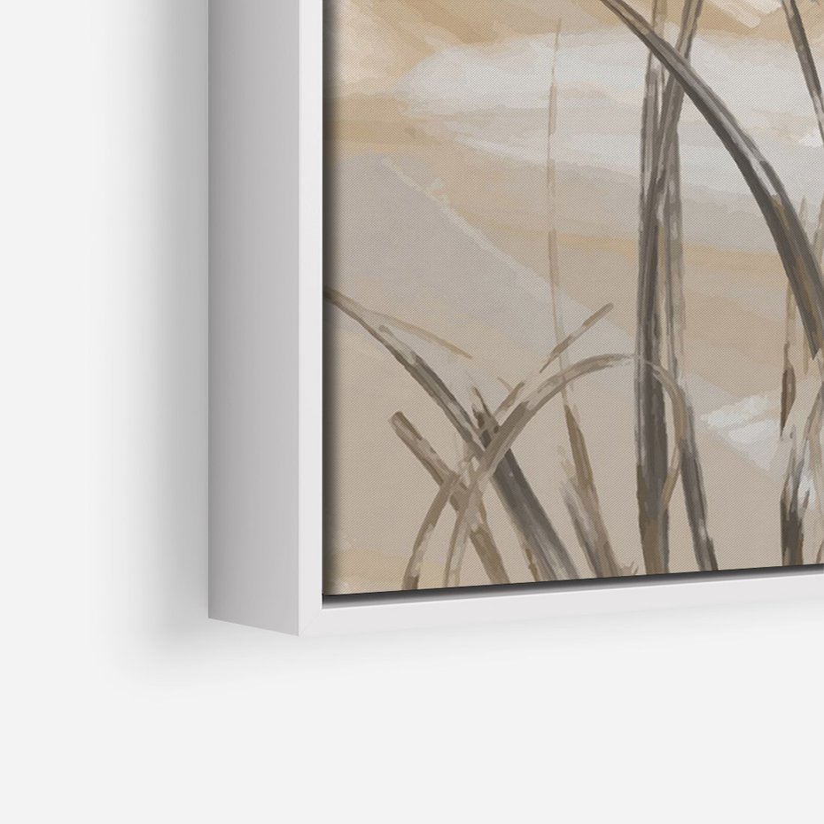 Obraz w ramie 70x100 - Nowoczesne Odbicia - akwarela, obraz - rama biała