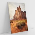 Obraz na płótnie 70x100 - Pejzaż pustynnego kanionu - pustynia, kanion