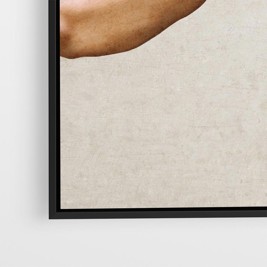 Obraz w ramie 100x70 - Antyczna Twórczość - inspiracja, Michał Anioł - rama czarna