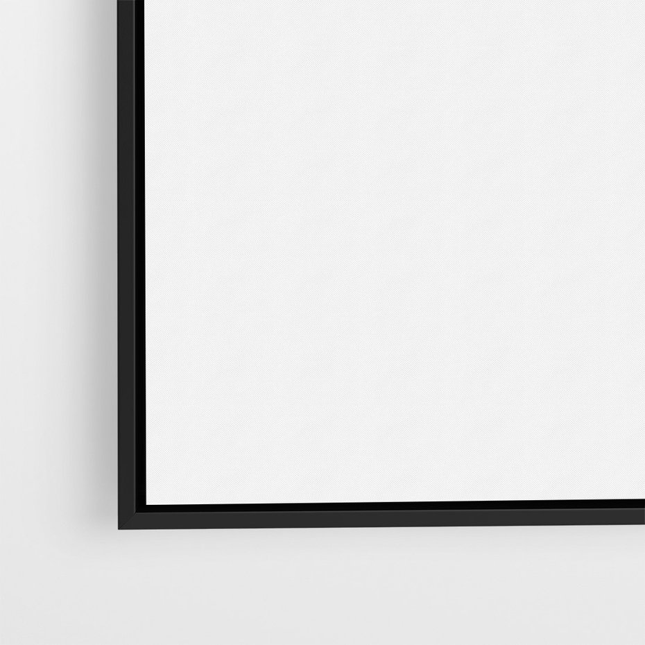 Obraz w ramie 50x70 - Rozkwitające Echa - szkic, minimalizm - rama czarna