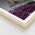 Plakat w ramie 30x40 - Urok Eiffla w Paryżu - Eiffla, Paryż - rama drewno