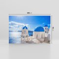 Obraz na płótnie 100x70 - Uroki Santorini we Włoszech - Santorini, Włochy