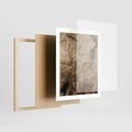 Plakat w ramie 40x50 - Słoje Natury - słoje drzewa, pieńdrzewa - rama drewno