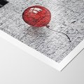 Plakat bez ramy 30x40 - Mur Balonów - mur, balon
