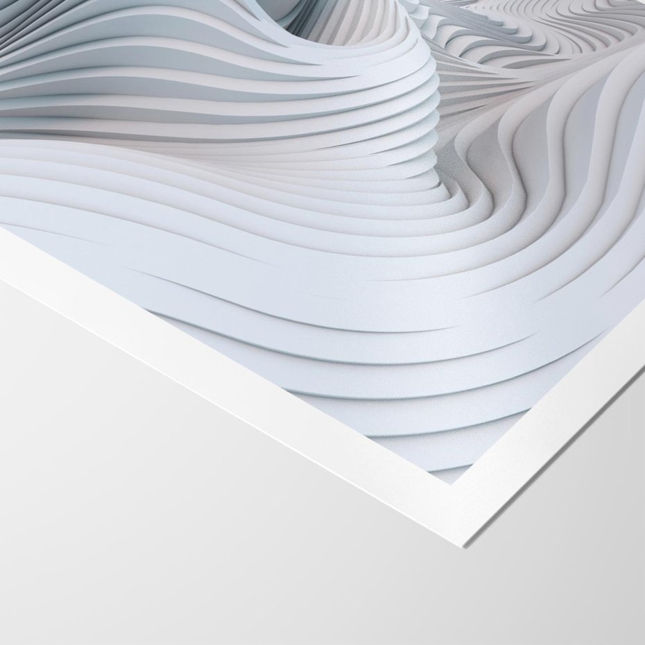 Plakat bez ramy 30x40 - Abstrakcyjne Przestrzenie - geometria, 3D