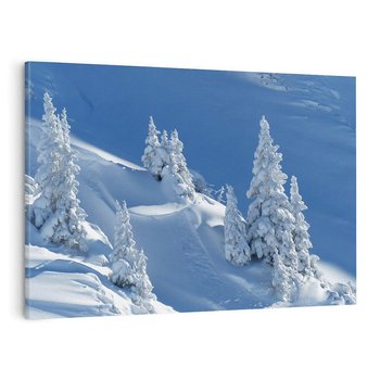 Obraz na płótnie 120x80 - Magia zimowego krajobrazu - śnieg, zima