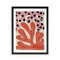 Plakat w ramie 50x70 - Księga Pastelowych Impulsów - abstrakcyjny obraz, plakat - rama czarna