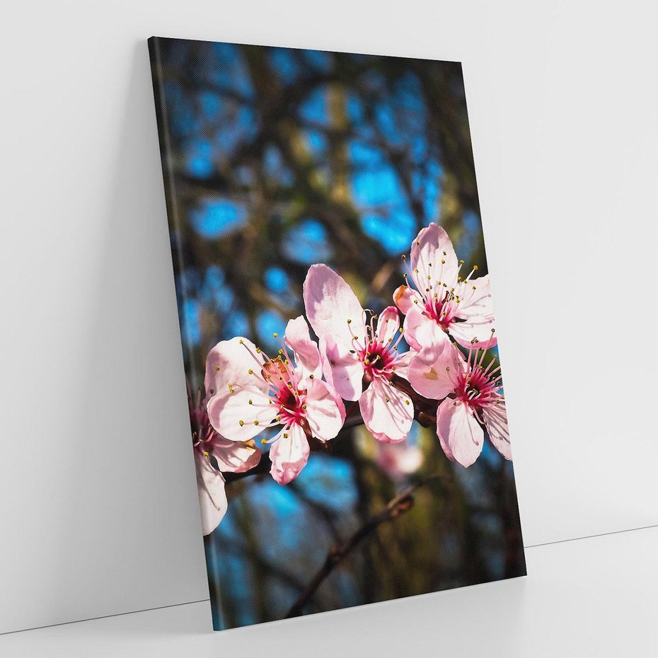 Obraz na płótnie 50x70 - Kwiatowe piękno w pełnym rozkwicie - kwiat, kwiaty