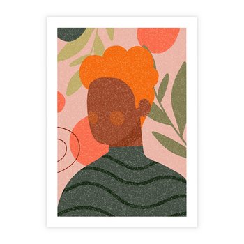 Plakat bez ramy 30x40 - Kobieca Przestrzeń - nowoczesny plakat, styl retro