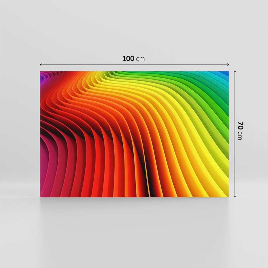 Obraz na płótnie 100x70 - Wyrażenie bez granic - abstrakcja