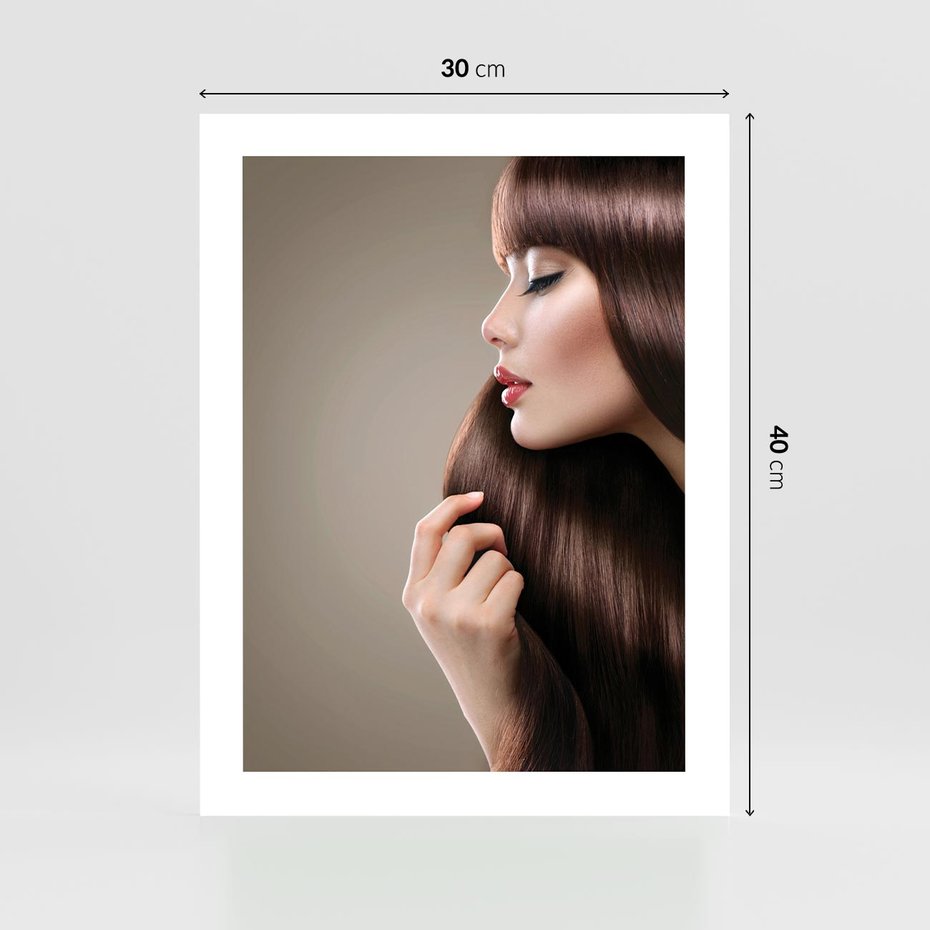 Plakat bez ramy 30x40 - Piękno fryzury - włosy, fryzura