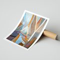 Plakat bez ramy 30x40 - Geometria abstrakcji - abstrakcja, geometria