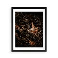 Plakat w ramie 40x50 - Jesienna Melodia - suche trawy, paprocie - rama czarna